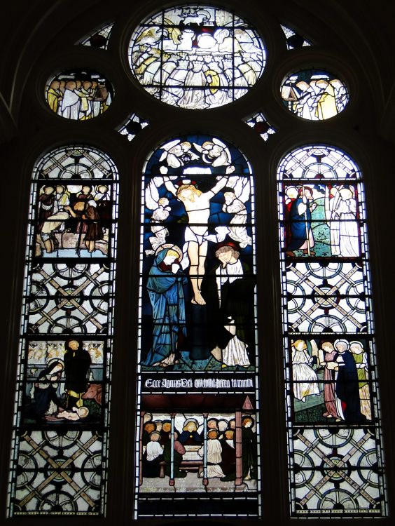 Morris Window in St Edmund Hall's Chapel