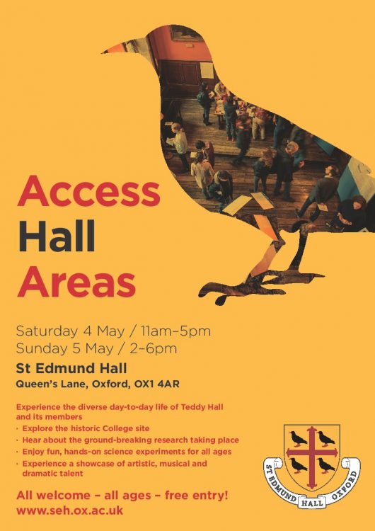 Access Hall Areas poster Access Hall Areas poster