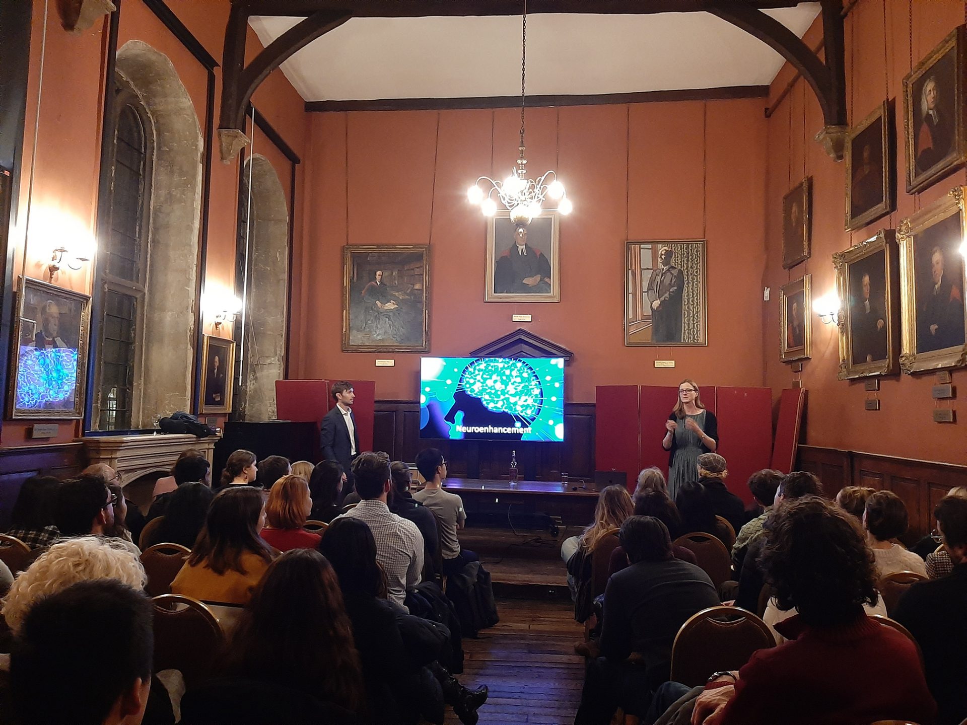Back of room shot reduced Centre for the Creative Brain Event in Nov 2019