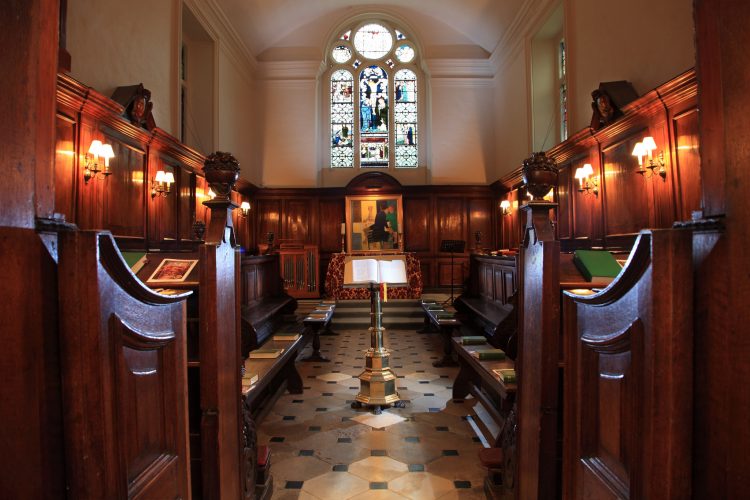 Chapel - interior Inside St Edmund Hall's Chapel