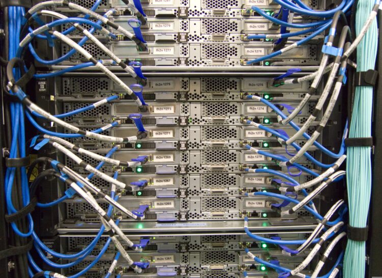 An image of a data server