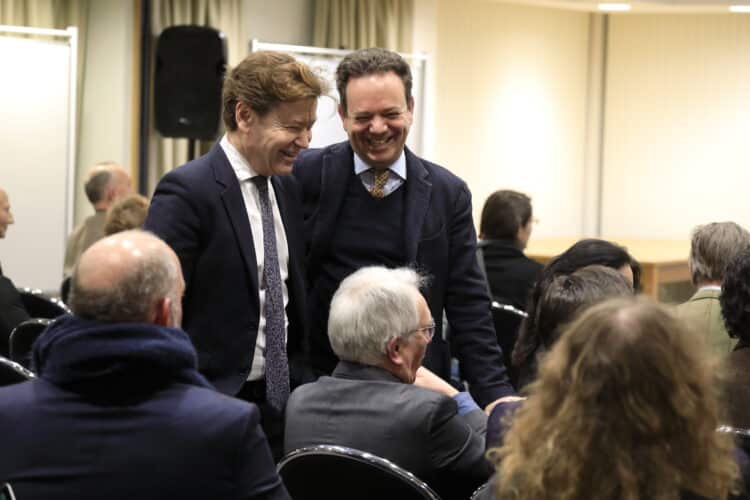 Audience members at the Emden Lecture