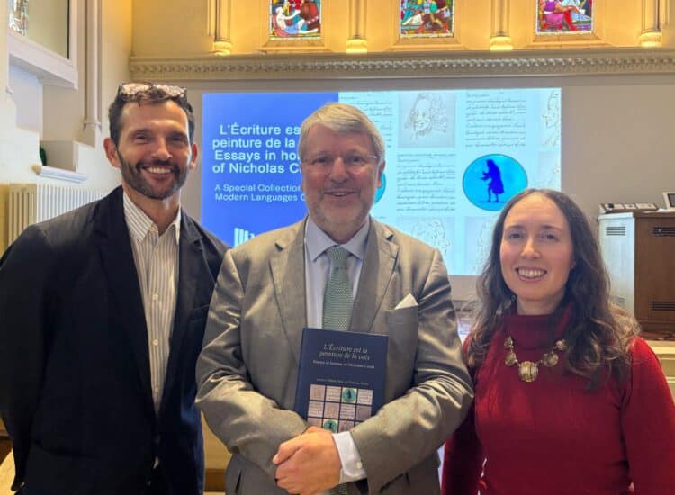 Professor Thomas Wynn, Professor Nicholas Cronk and Dr Gillian Pink