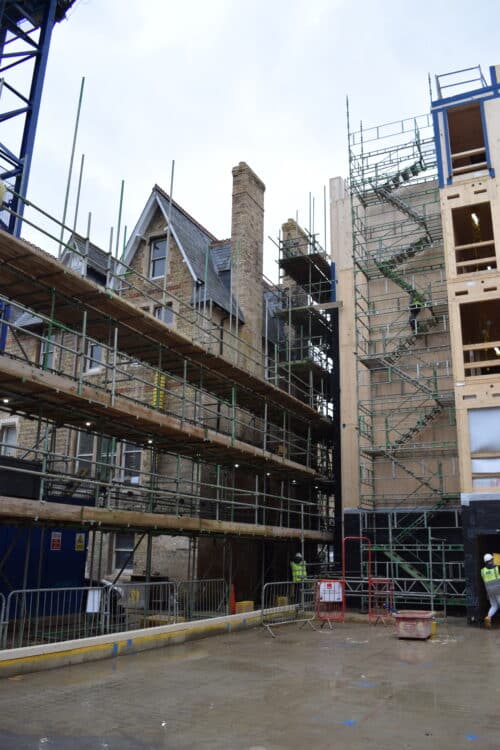 Members of the St Edmund Hall Governing Body on a tour of Norham St Edmund