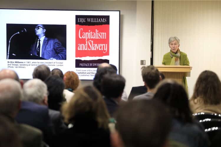 Professor Catherine Hall delivers the 2025 A B Emden Lecture