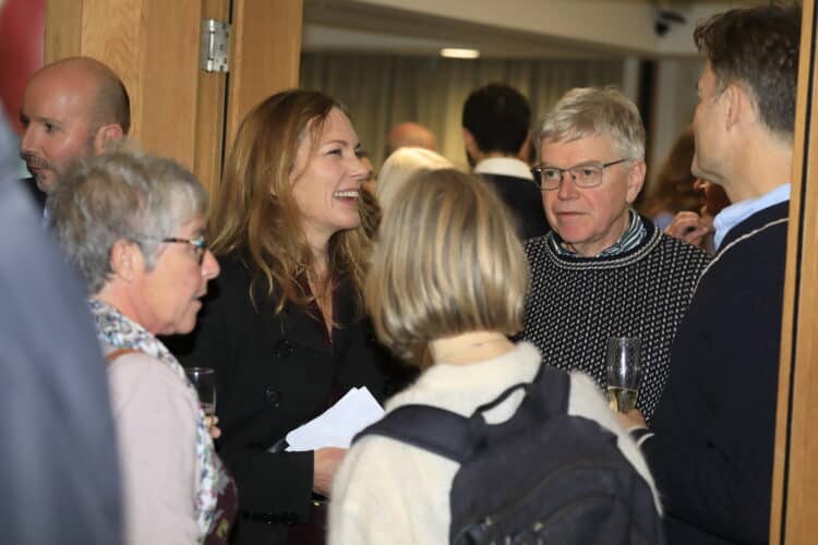 The drinks reception at the fourth Conversations in Environmental Sustainability seminar