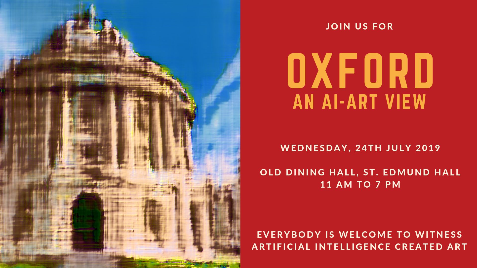 Exhibition: ‘Oxford: An AI-art View’