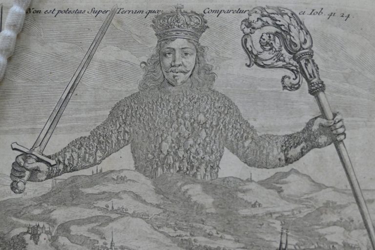 ND SEH Blog Censorship and information control Images Hobbes Title page Hobbe's Leviathan