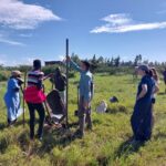 A group of REACH team members undertaking field research in Kenya
