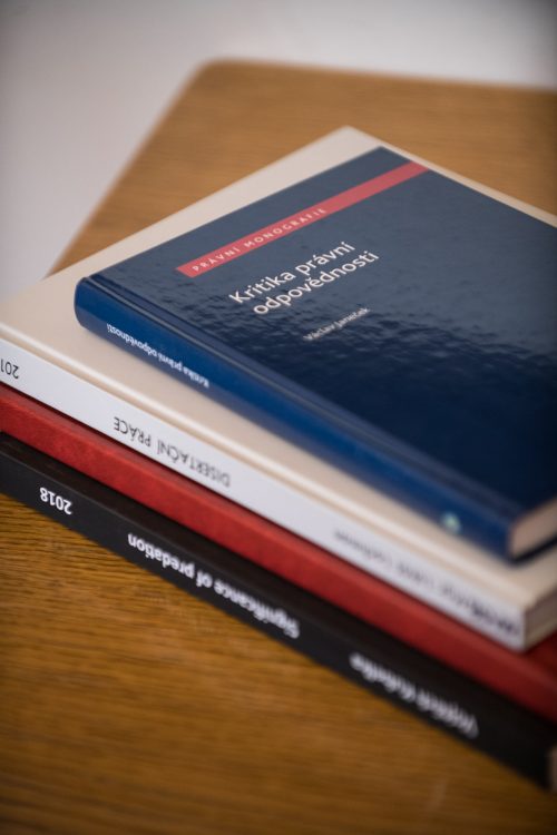 Book by Václav Janeček The awarded publications, including Václav Janeček’s book (on the top)