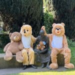 Teddy Bears in the Churchyard at St Edmund Hall