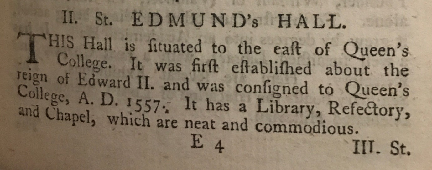 The new Oxford guide: or, Companion through the University (Oxford,1768) The new Oxford guide: or, Companion through the University (Oxford,1768)