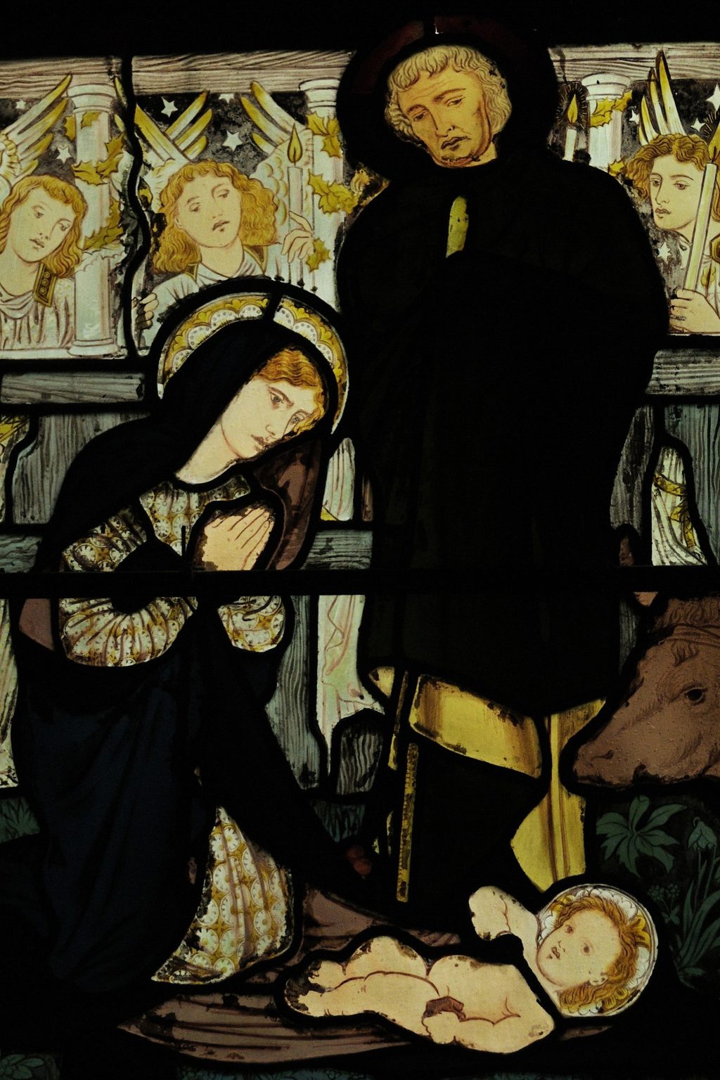 The Nativity in the East Window in the Chapel, by William Morris The Nativity in the East Window